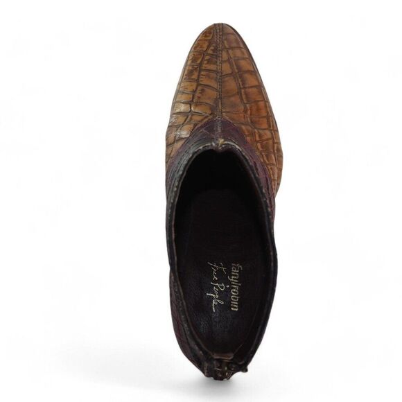 Farylrobin x Free People Tryst Leather Ankle Booties 'Black Combo' Women's 8 - Picture 9 of 12